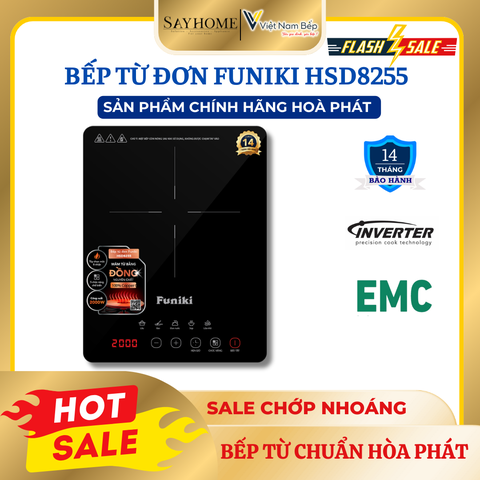 Bếp điện từ đơn Funiki HSD8255 tại thành phố Hồ Chí Minh
