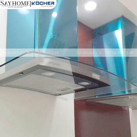 Máy hút mùi KOCHER K-228T kính cong - Bảo hành 3 năm