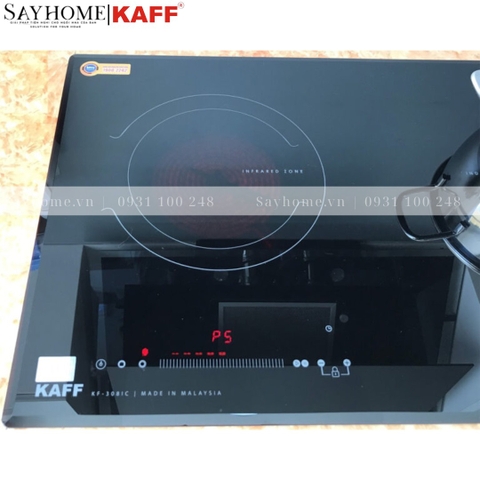 Bếp từ kết hợp hồng ngoại đôi KAFF KF-308IC - Bảo hành chính hãng 5 năm tại nhà