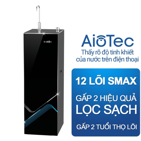 Máy lọc nước Karofi KAQ-E16 12 lõi lọc RO - Hàng chính hãng