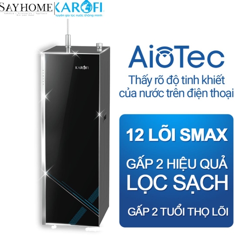 Máy lọc nước Karofi KAQ-X26S tủ đứng 12 lõi lọc - Hàng chính hãng