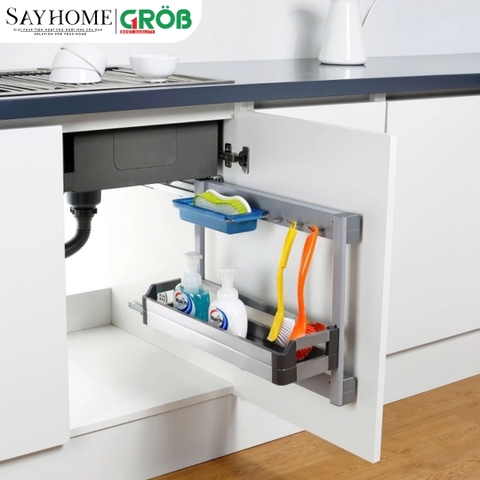 Kệ đựng chất tẩy rửa Inox hộp GROB  GHA-25L/R tại thành phố Hồ Chí Minh