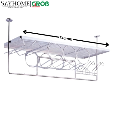 Kệ treo ly GROB G304-12/11 - Hàng chính hãng GROB