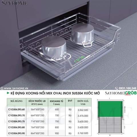 COMBO Phụ kiện tủ bếp cao cấp GROB - Combo 4 tại thành phố Hồ Chí Minh