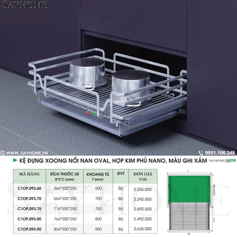 COMBO Phụ kiện tủ bếp cao cấp GROB - Combo 12 tại thành phố Hồ Chí Minh
