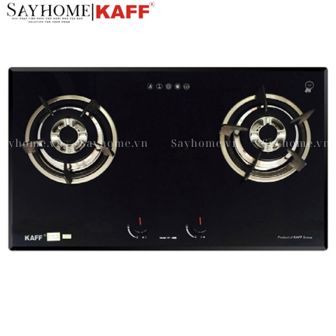 Bếp ga đôi KAFF KF-212 màu đen - Bảo hành chính hãng 3 năm
