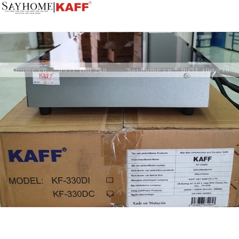 Bếp hồng ngoại đôi Domino KAFF KF-330DC - Bảo hành chính hãng 5 năm