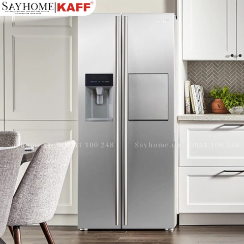 Tủ lạnh KAFF KF-BCD606MBR 573 lít - Bảo hành chính hãng 5 năm