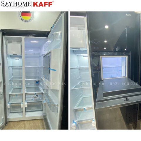 Tủ lạnh KAFF KF-BCD606WHIT 573 Lít - Bảo hành chính hãng 5 năm