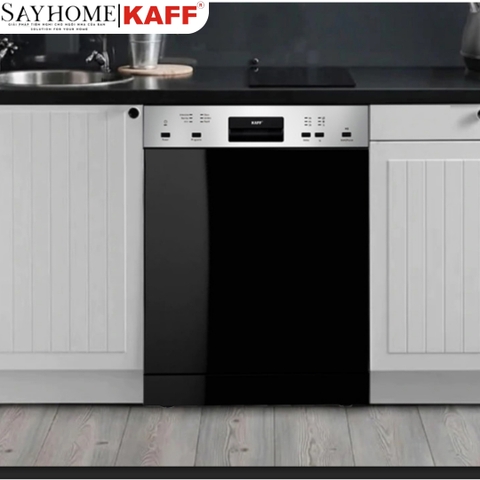 Máy rửa chén bát KAFF KF-BDWSI12.6 độc lập 14 bộ đồ ăn Châu Âu - Bảo hành chính hãng 5 năm
