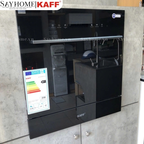Máy rửa chén bát KAFF KF-BISMS8 PLUS âm bán phần 12 bộ đồ ăn Châu Âu - Bảo hành chính hãng 5 năm