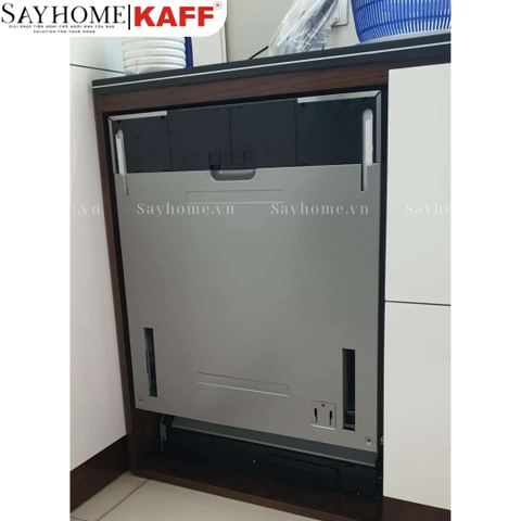 Máy rửa chén bát KAFF KF-BISW12 âm toàn phần 15 bộ đồ ăn Châu Âu - Bảo hành chính hãng 5 năm