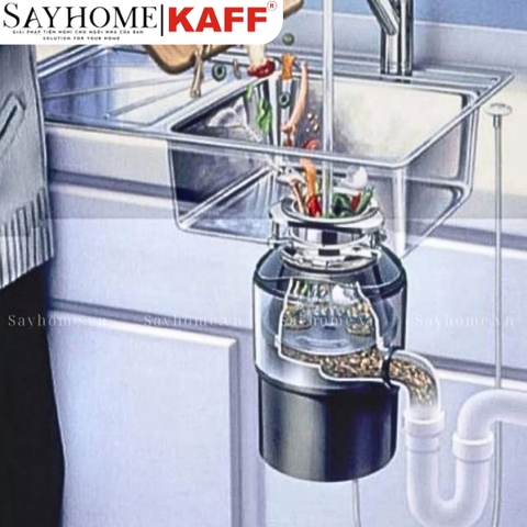 Máy hủy rác KAFF KF-BWD05 - Bảo hành chính hãng 5 năm