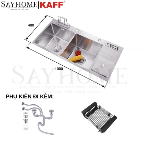 Chậu rửa inox KAFF KF-D-HM10048 - Hàng chính hãng