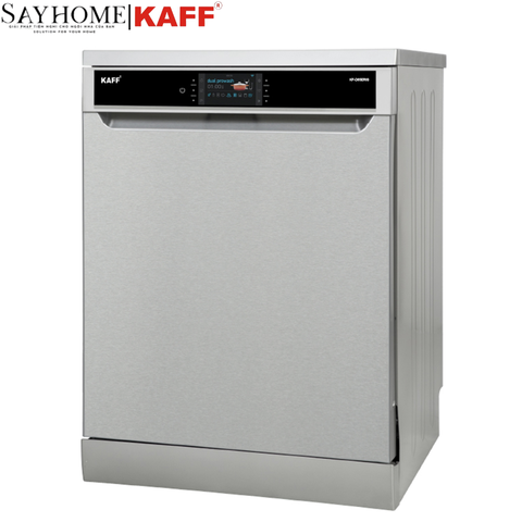 Máy rửa chén bát KAFF KF-D65ERIS bán âm, độc lập 15 bộ đồ ăn Châu Âu - Bảo hành chính hãng 5 năm