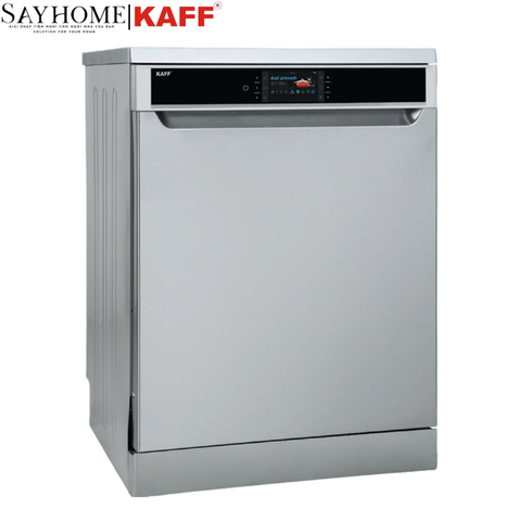 Máy rửa chén bát KAFF KF-D65ERIS bán âm, độc lập 15 bộ đồ ăn Châu Âu - Bảo hành chính hãng 5 năm