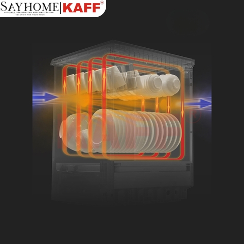 Máy rửa chén KAFF KF-GARDE820 SEMI - Hàng chính hãng