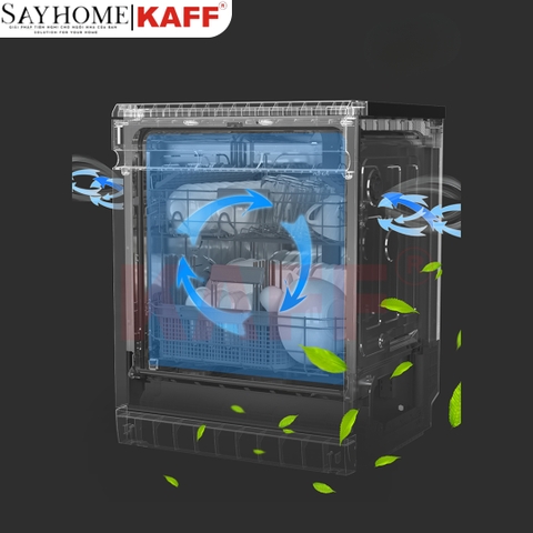 Máy rửa chén KAFF KF-GARDE820 SEMI - Hàng chính hãng