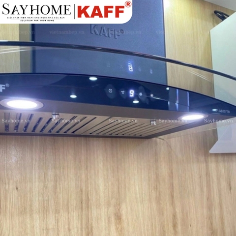 Máy hút mùi KAFF KF-GB207TB kính cong - Bảo hành chính hãng 3 năm