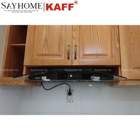 Máy hút mùi KAFF KF-GB207TB kính cong - Bảo hành chính hãng 3 năm