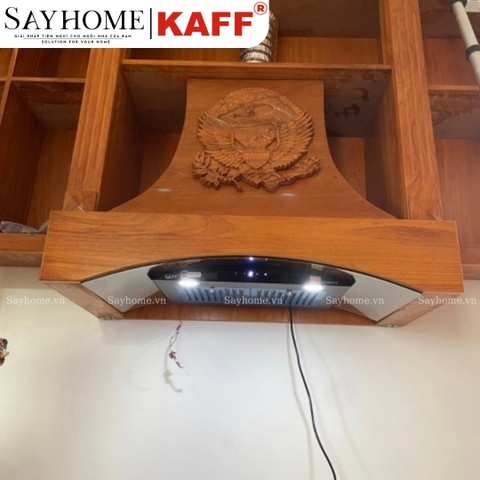 Máy hút mùi KAFF KF-GB207TB kính cong - Bảo hành chính hãng 3 năm