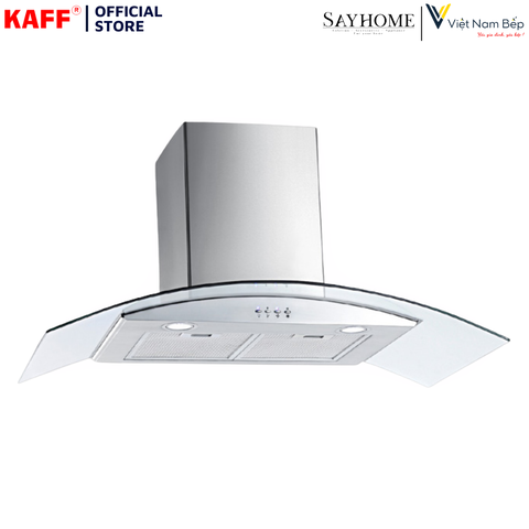 Máy hút mùi kính cong áp tường KAFF KF-GB905 tại thành phố Hồ Chí Minh
