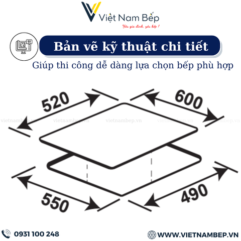 Bếp từ đa điểm KF-HGEM919 - Bảo hành chính hãng 7 năm