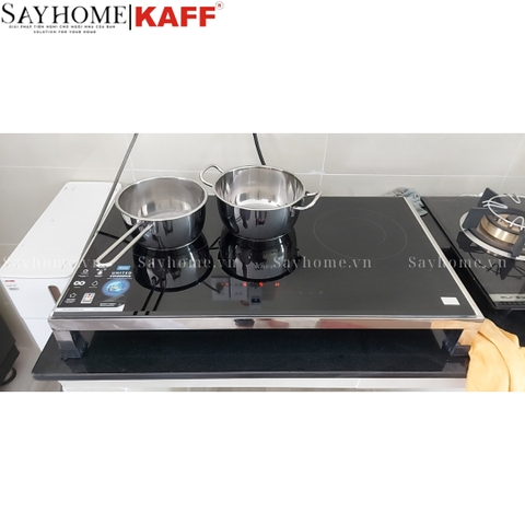 Bếp điện từ kết hợp KAFF KF-IC5801SB PLUS 3 vùng nấu - Bảo hành chính hãng 7 năm