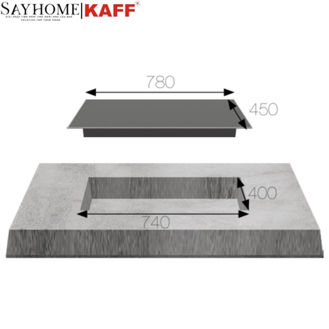 Bếp điện từ kết hợp KF-IH6003IH 3 vùng nấu - Bảo hành chính hãng 7 năm