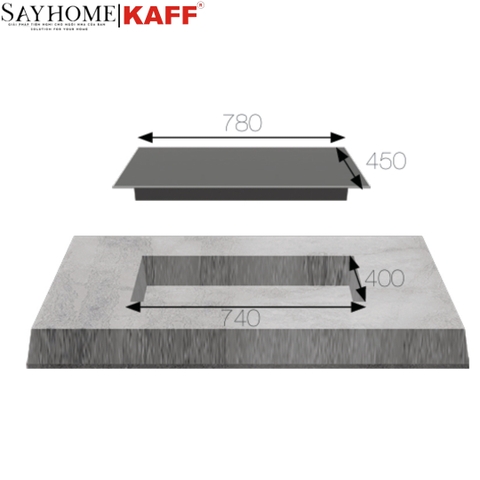 Bếp từ KF-IH6003II 3 vùng nấu - Bảo hành chính hãng 7 năm