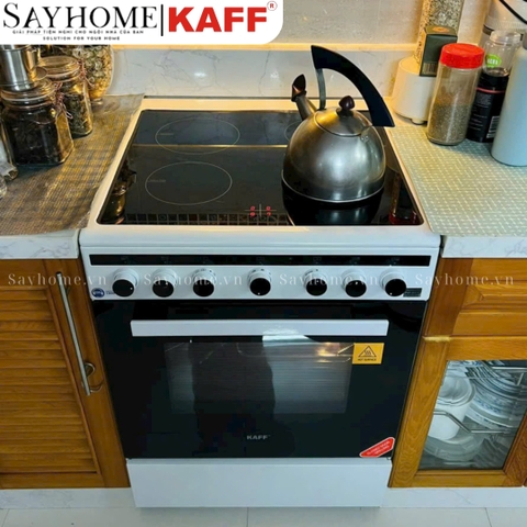 Bếp tủ liền lò KAFF KF-IK60850 54 lít, 4 vùng nấu - Bảo hành chính hãng 5 năm