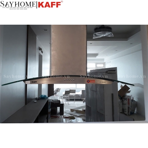 Máy hút mùi KAFF KF-IS90GH kính cong độc lập - Bảo hành chính hãng 3 năm