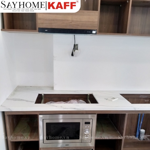 Lò vi sóng kết hợp nướng KAFF KF-MC02 âm tủ thân inox 25 lít- Bảo hành chính hãng 5 năm