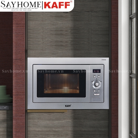 Lò vi sóng kết hợp nướng KAFF KF-MC02 âm tủ thân inox 25 lít- Bảo hành chính hãng 5 năm