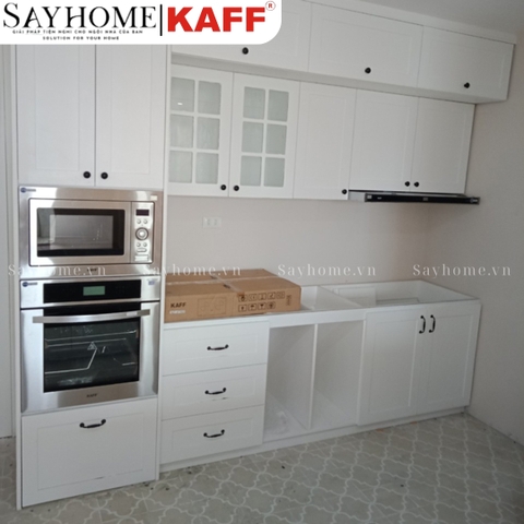 Lò vi sóng kết hợp nướng KAFF KF-MC02 âm tủ thân inox 25 lít- Bảo hành chính hãng 5 năm