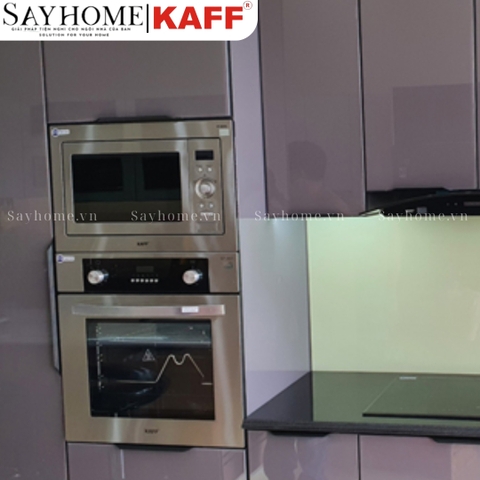Lò vi sóng kết hợp nướng KAFF KF-MC02 âm tủ thân inox 25 lít- Bảo hành chính hãng 5 năm