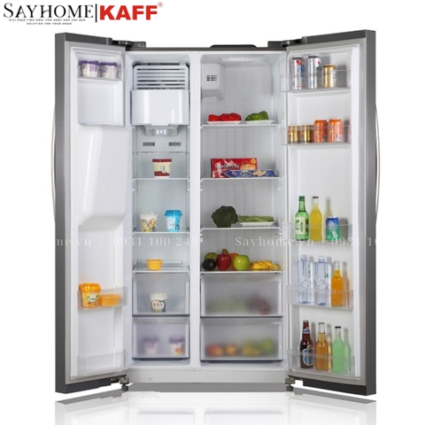 Tủ lạnh KAFF KF-SBS600BWT 573 lít - Bảo hành chính hãng 5 năm