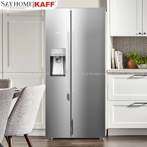 Tủ lạnh KAFF KF-SBS600BWT 573 lít - Bảo hành chính hãng 5 năm