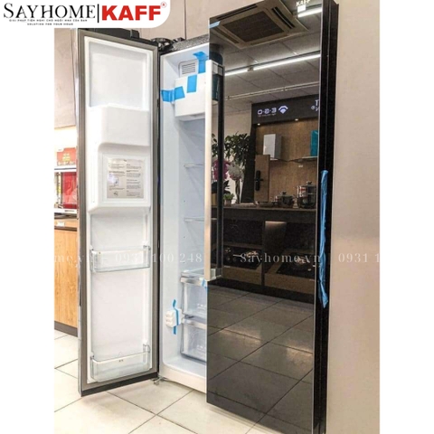 Tủ lạnh KAFF KF-SBS600GLASS 573 lít - Bảo hành chính hãng 5 năm