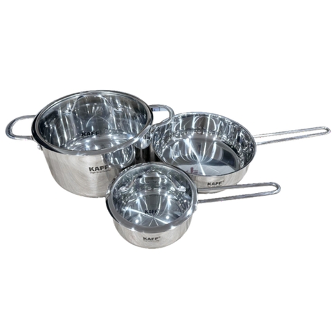Bộ nồi KAFF KF-ST05304 Inox cao cấp 3 món