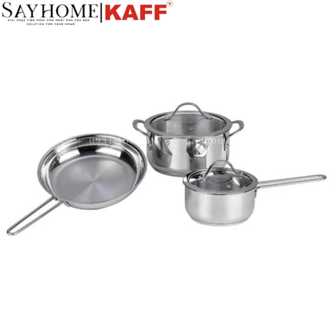 Bộ nồi KAFF KF-ST05304 Inox cao cấp 3 món