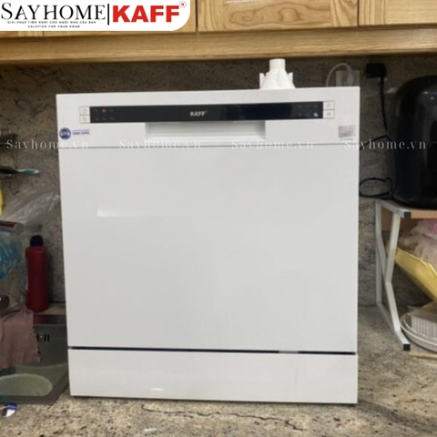 Máy rửa chén bát KAFF KF-SW800 độc lập 8 bộ đồ ăn Châu Âu - Bảo hành chính hãng 5 năm