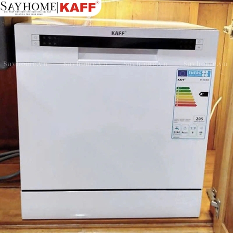 Máy rửa chén bát KAFF KF-SW800 độc lập 8 bộ đồ ăn Châu Âu - Bảo hành chính hãng 5 năm