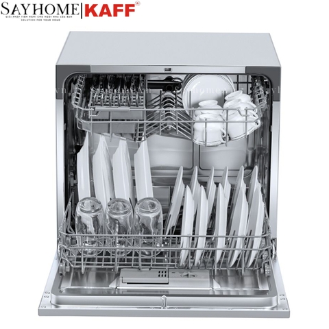 Máy rửa chén bát KAFF KF-SW800 độc lập 8 bộ đồ ăn Châu Âu - Bảo hành chính hãng 5 năm