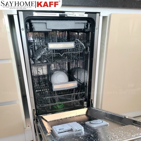 Máy rửa chén bát KAFF KF-W45A1A401J bán âm, độc lập 9 bộ - Bảo hành chính hãng 5 năm