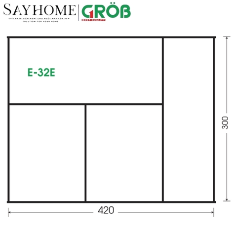 Khay chia nhômGROB E- 32E, E- 32A, E- 32C tại thành phố Hồ Chí Minh