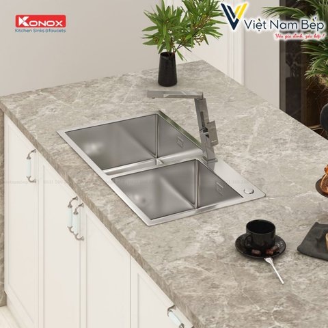 Chậu rửa bát Overmount Sink KN8245DO - Chính hãng KONOX