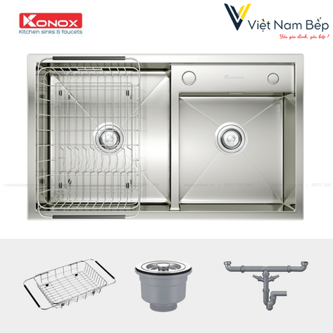 Chậu rửa bát Overmount Sink KN8248DO - Chính hãng KONOX