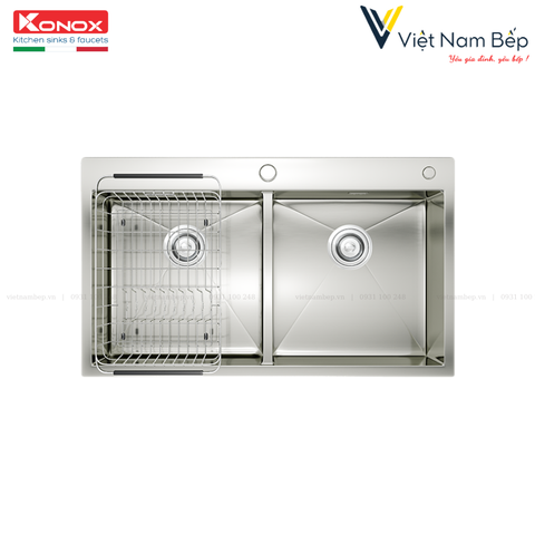 Chậu rửa bát Overmount Sink KN8248DOB - Chính hãng KONOX