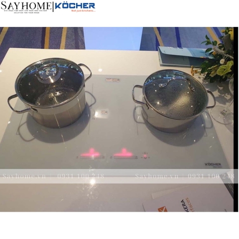 Bếp từ đôi Kocher DIB4 888W -  Bảo hành 3 năm